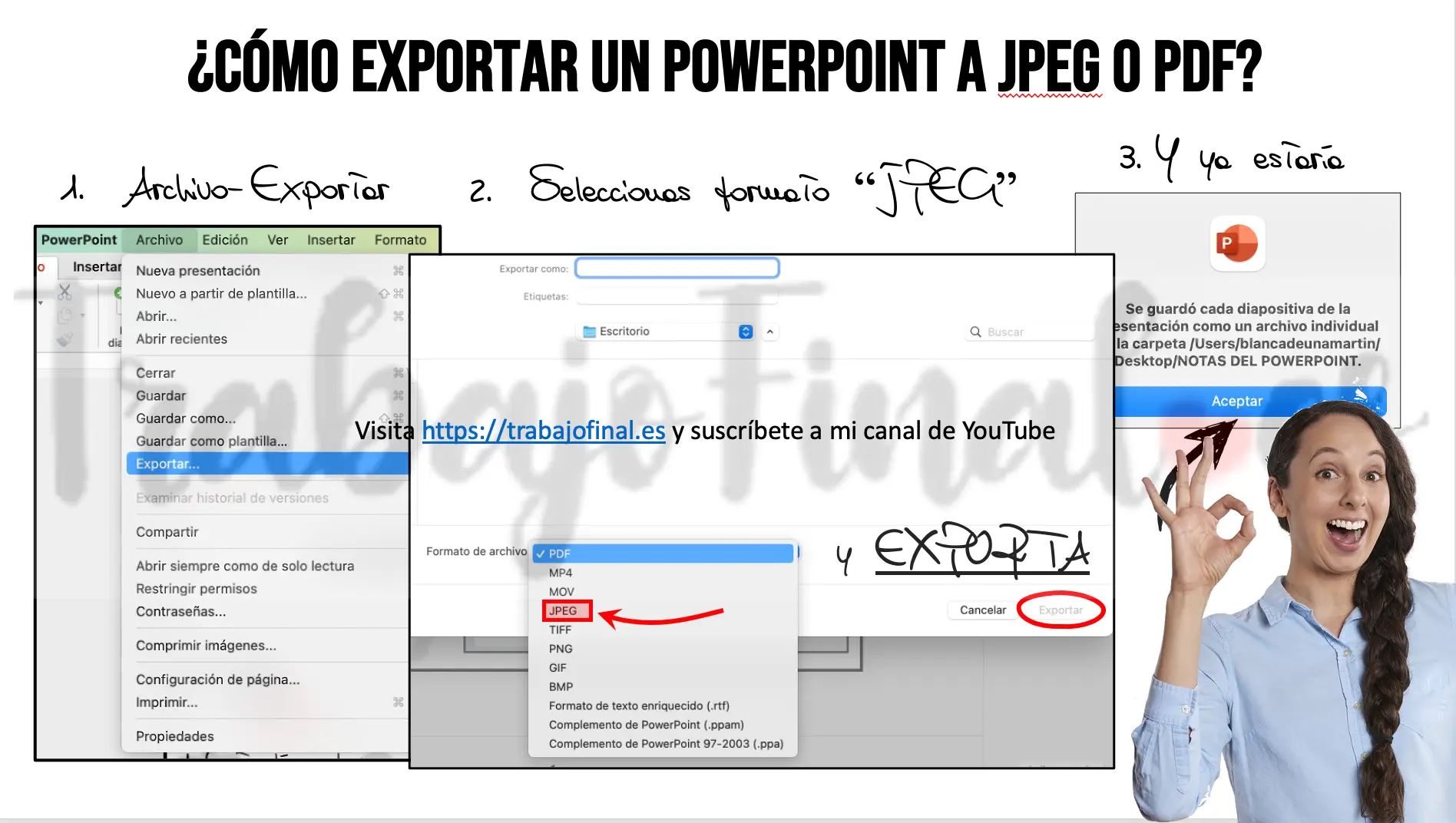 juntar Video y Powerpoint